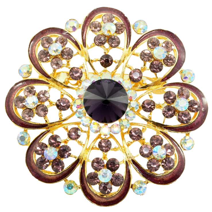 Брошь Бордовый цветок фото №23 Брошь Бордовый цветок фото №23