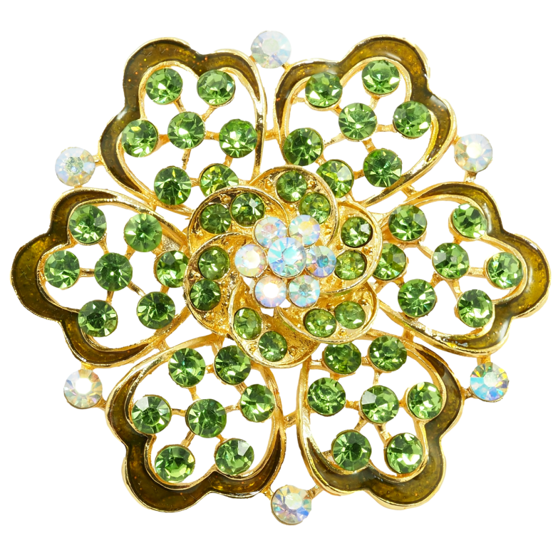 Брошь Зеленый цветок фото №1 Брошь Зеленый цветок фото №1