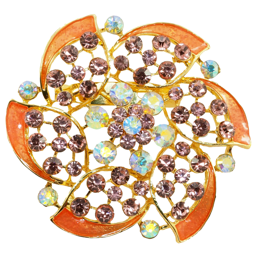 Брошь Розовый цветок фото №1