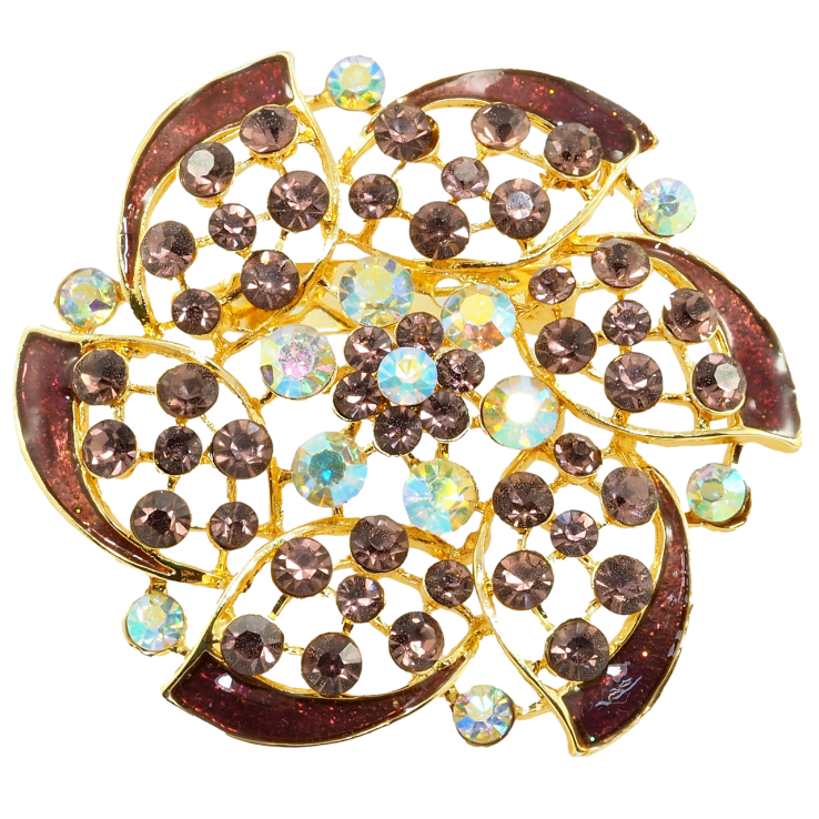 Брошь Бордовый цветок фото №18 Брошь Бордовый цветок фото №18