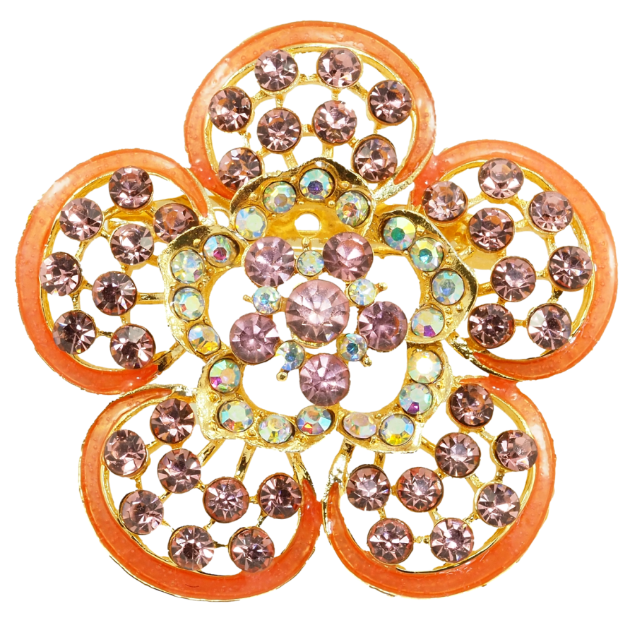 Брошь Розовый цветок фото №1 Брошь Розовый цветок фото №1