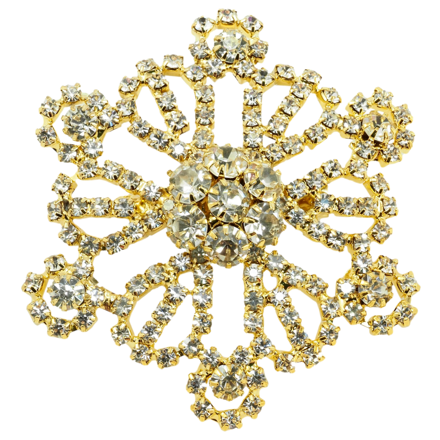 Брошь Снежинка фото №1