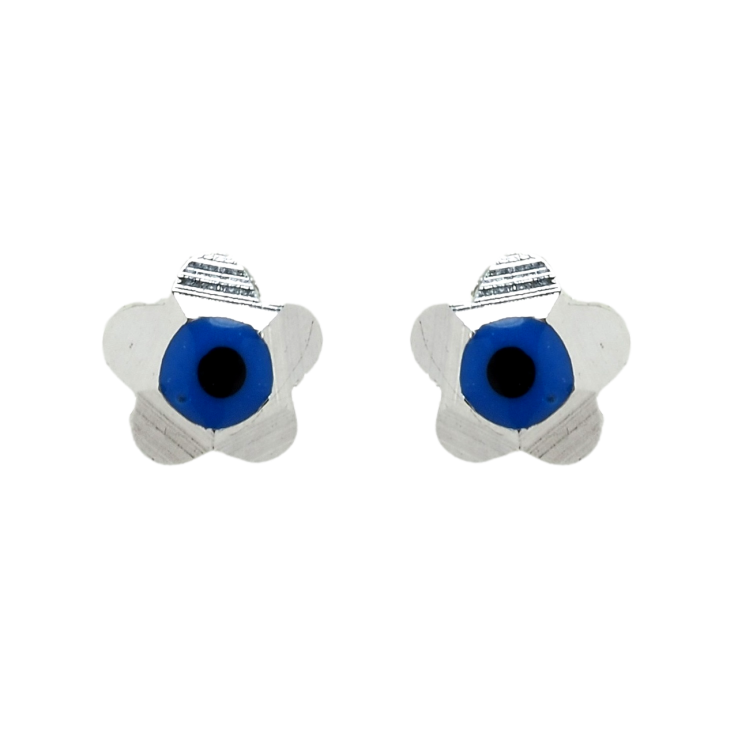 Сережки дитячі Xuping Родій пусети Квіточки фарбування емаллю фото №23