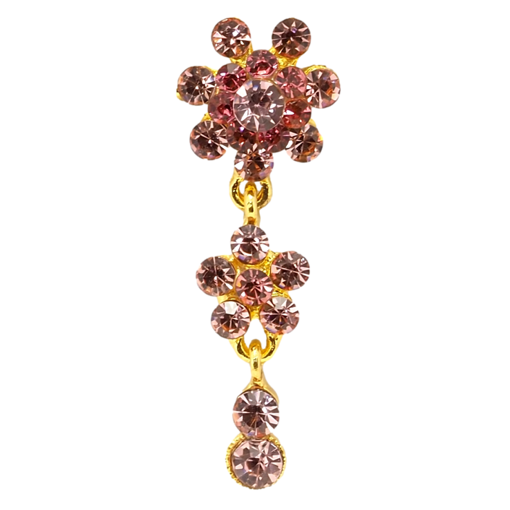 Брошь Кристальные фиолетовые цветочки фото №6 Брошь Кристальные фиолетовые цветочки фото №6