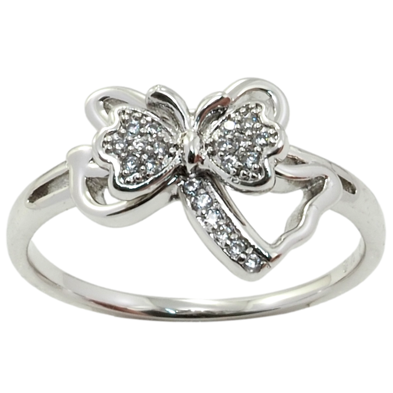 Каблучка Xuping Родій Бант фото №1 Каблучка Xuping Родій Бант фото №1