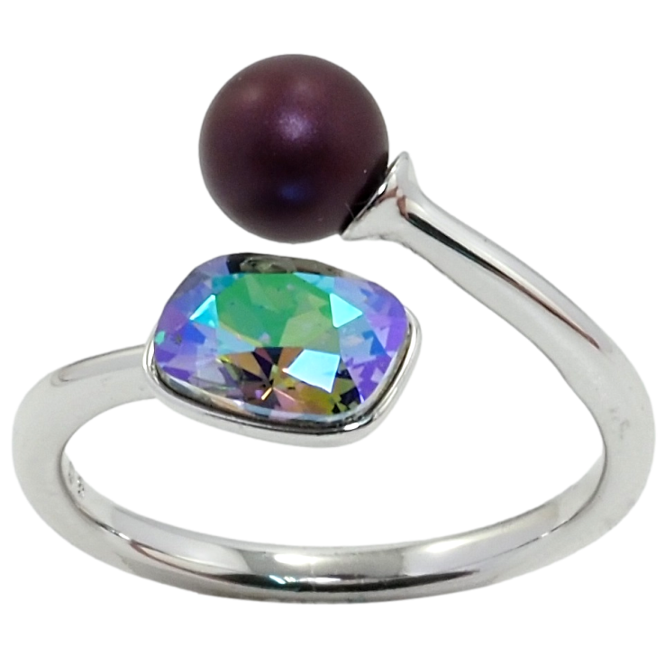 Кольцо Xuping цвет Родий с кр-ми Swarovski Кристалл Peridot Shimmer с шариком, ø 6мм, 6х8мм фото №16 Кольцо Xuping цвет Родий с кр-ми Swarovski Кристалл Peridot Shimmer с шариком, ø 6мм, 6х8мм фото №16