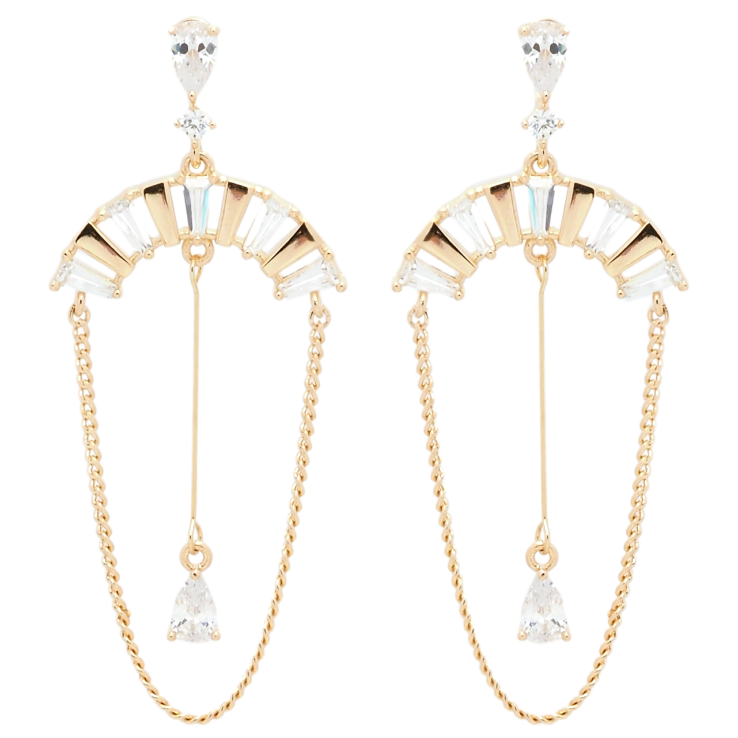 Сережки Xuping Позолота 18K пусети Декоративні підвіски фото №15