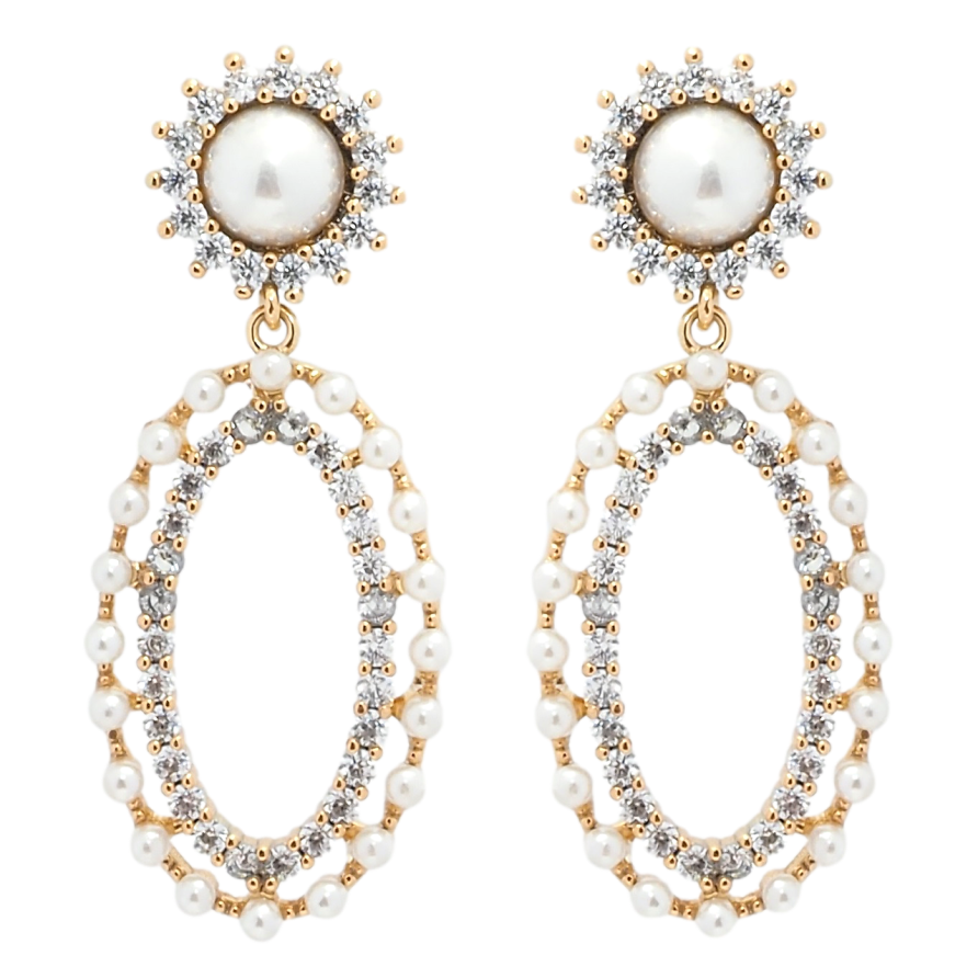 Серьги Xuping Позолота 18K пусеты Декоративные жемчужные подвески фото №1 Серьги Xuping Позолота 18K пусеты Декоративные жемчужные подвески фото №1