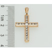 Кулон Xuping Позолота 18K Крест с цирконием для цепочки до 5мм фото №2 Кулон Xuping Позолота 18K Крест с цирконием для цепочки до 5мм фото №2