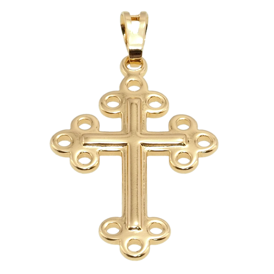 Кулон Xuping Позолота 18K Декоративный Крест для цепочки до 5мм фото №1 Кулон Xuping Позолота 18K Декоративный Крест для цепочки до 5мм фото №1