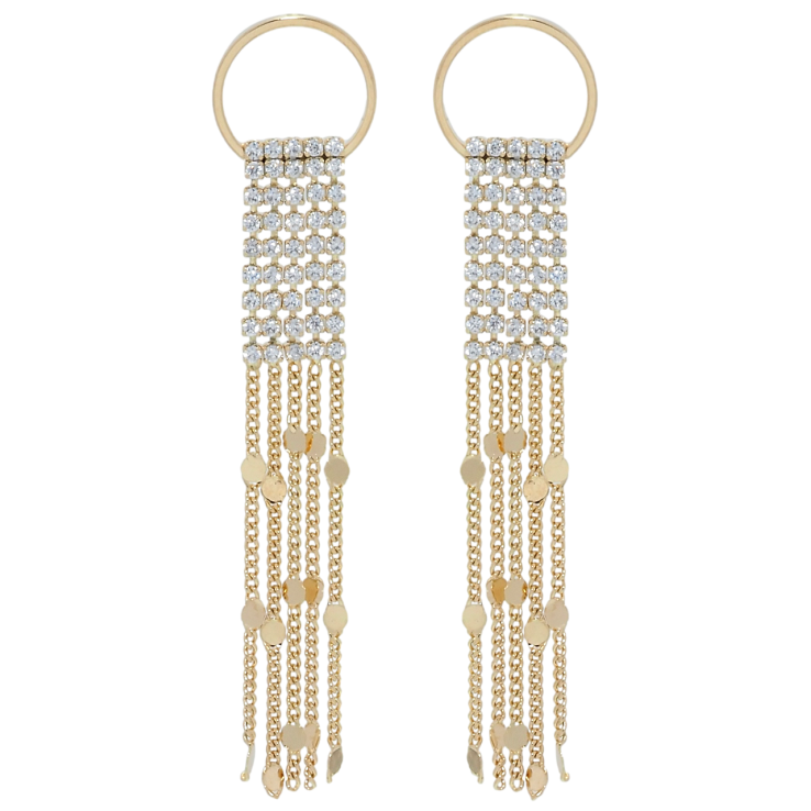 Серьги Xuping QQMM Позолота 18K пусеты Цепочки на колечке фото №23 Серьги Xuping QQMM Позолота 18K пусеты Цепочки на колечке фото №23