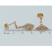 Сережки Xuping QQMM Позолота 18K пусети Грація фото №2 Сережки Xuping QQMM Позолота 18K пусети Грація фото №2