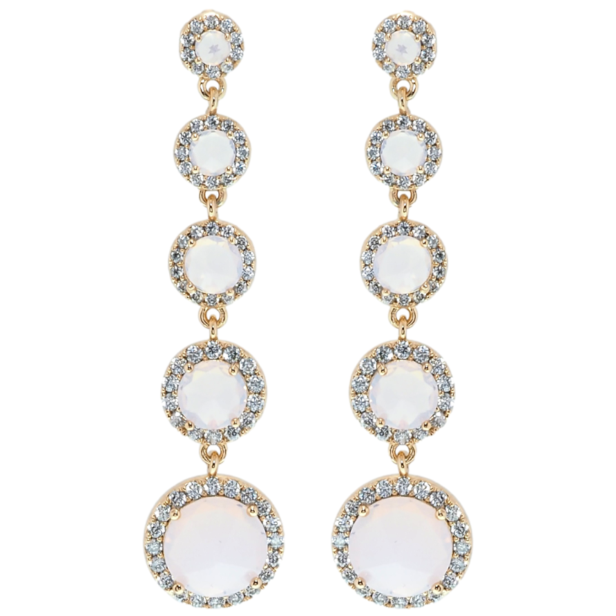 Серьги Xuping QQMM Позолота 18K пусеты Подвески розовые фианиты в обрамлении циркония фото №1 Серьги Xuping QQMM Позолота 18K пусеты Подвески розовые фианиты в обрамлении циркония фото №1