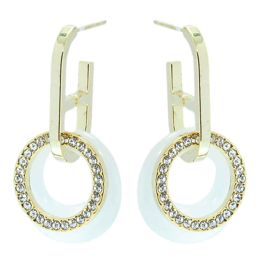 Сережки Xuping JEAN GOUJON Позолота 14K пусети Декоративні кільця фото №1 Сережки Xuping JEAN GOUJON Позолота 14K пусети Декоративні кільця фото №1