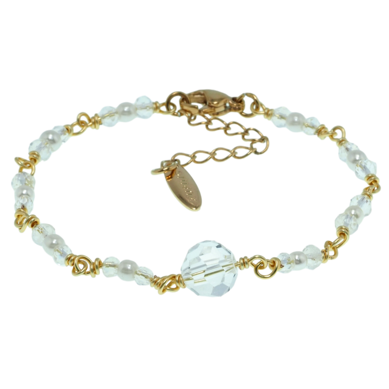 Браслети Xuping JEAN GOUJON Позолота 18K Ланцюжок з намистинами довжина з дод.ланцюжком 16-19.5см х 3мм фото №1 Браслети Xuping JEAN GOUJON Позолота 18K Ланцюжок з намистинами довжина з дод.ланцюжком 16-19.5см х 3мм фото №1