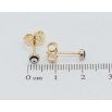 Серьги Xuping Позолота 18K пусеты Глаз Фатимы ø 4мм фото №2 Серьги Xuping Позолота 18K пусеты Глаз Фатимы ø 4мм фото №2
