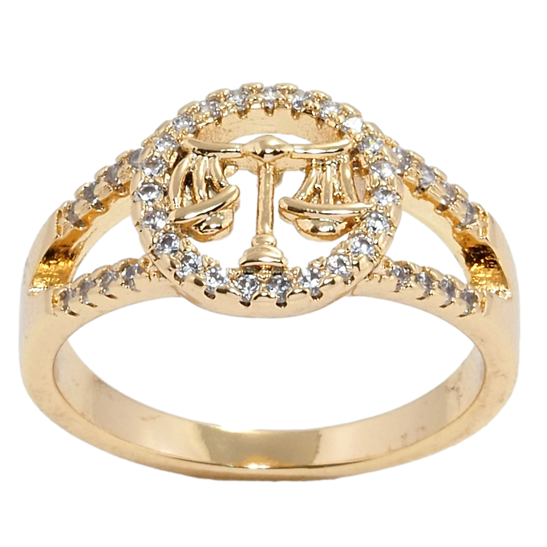 Каблучка Xuping Позолота 18K Терези фото №1 Каблучка Xuping Позолота 18K Терези фото №1