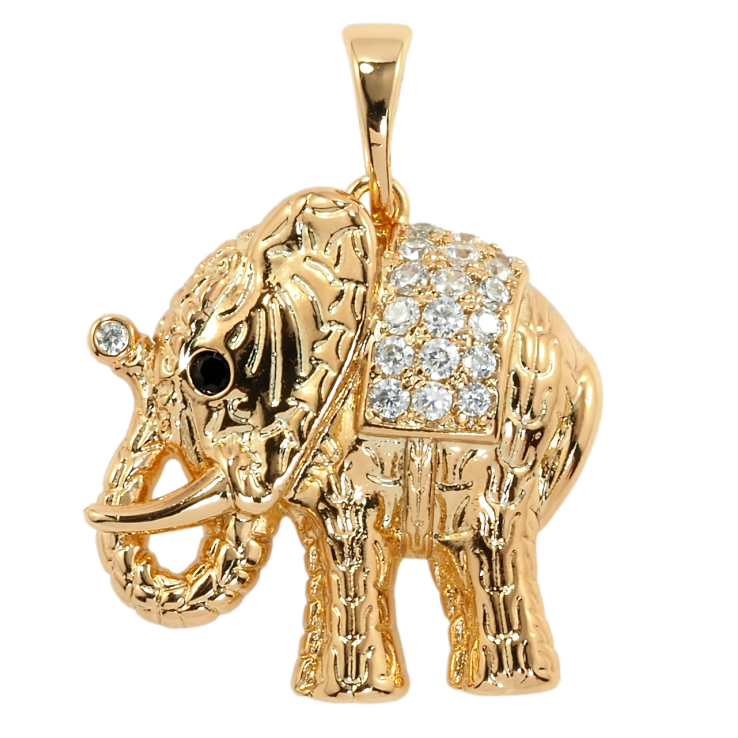 Кулон Xuping Позолота 18K Слон для ланцюжка до 5мм фото №12