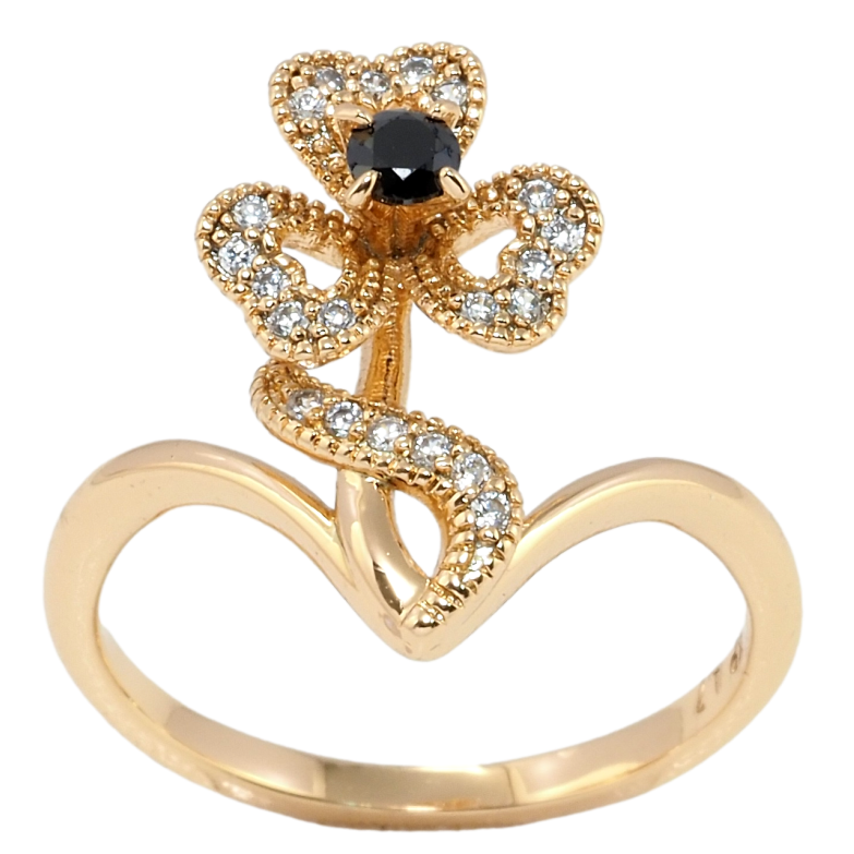 Кольцо Xuping Позолота 18K Цветок фото №2