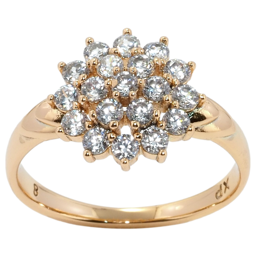 Каблучка Xuping Позолота 18K Інкрустація цирконієм фото №1