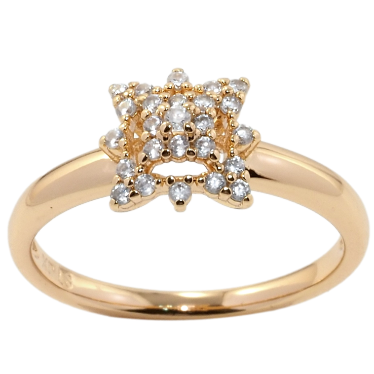 Каблучка Xuping Позолота 18K Зірочка з цирконієм фото №18