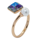 Кольцо Xuping цвет 18K с кр-ми Swarovski Кристалл Erinite Shimme с жемчугом фото №2 Кольцо Xuping цвет 18K с кр-ми Swarovski Кристалл Erinite Shimme с жемчугом фото №2