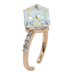 Кольцо Xuping цвет 18K с кр-ми Swarovski Кристальный куб Shimmer фото №2 Кольцо Xuping цвет 18K с кр-ми Swarovski Кристальный куб Shimmer фото №2