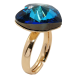 Кольцо Xuping цвет 18K с кр-ми Swarovski Кристальное сердце Metallic Blue фото №2 Кольцо Xuping цвет 18K с кр-ми Swarovski Кристальное сердце Metallic Blue фото №2