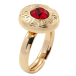 Кольцо Xuping цвет 18K с кр-ми Swarovski Кристалл Light Siam с греческим узором фото №2 Кольцо Xuping цвет 18K с кр-ми Swarovski Кристалл Light Siam с греческим узором фото №2