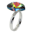 Кольцо Xuping цвет Родий с кр-ми Swarovski Кристальное сердце Vitrail Medium фото №2 Кольцо Xuping цвет Родий с кр-ми Swarovski Кристальное сердце Vitrail Medium фото №2