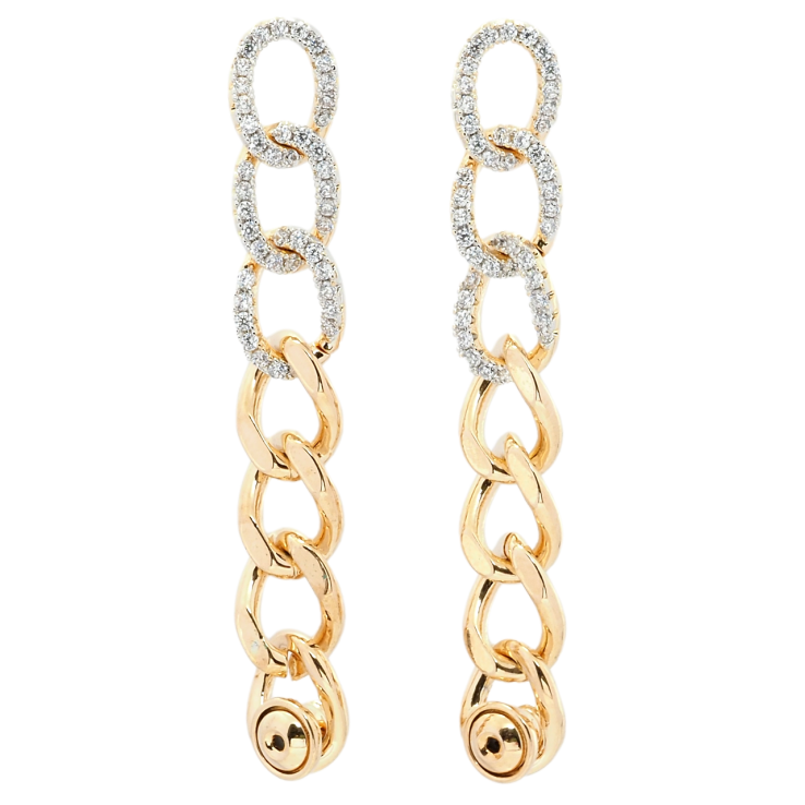 Серьги Xuping QQMM Позолота 18K пусеты Подвески цепочки с цирконием фото №7 Серьги Xuping QQMM Позолота 18K пусеты Подвески цепочки с цирконием фото №7