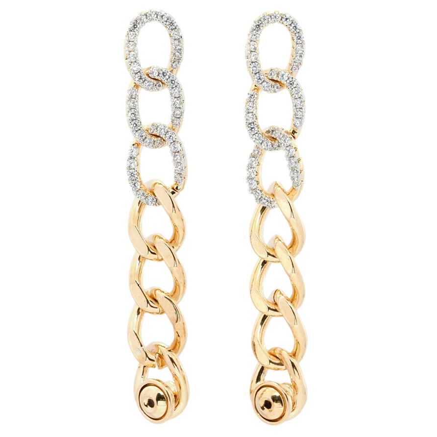 Серьги Xuping QQMM Позолота 18K пусеты Подвески цепочки с цирконием фото №1 Серьги Xuping QQMM Позолота 18K пусеты Подвески цепочки с цирконием фото №1