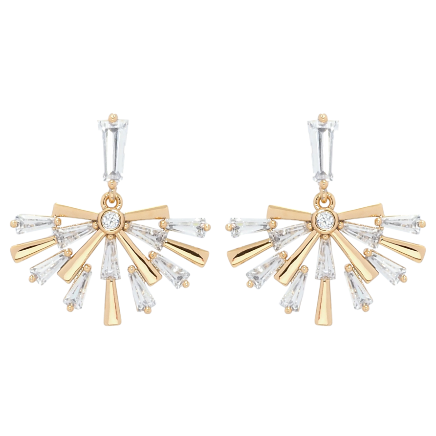 Сережки Xuping QQMM Позолота 18K пусети Декоративні підвіски з цирконієм фото №1 Сережки Xuping QQMM Позолота 18K пусети Декоративні підвіски з цирконієм фото №1