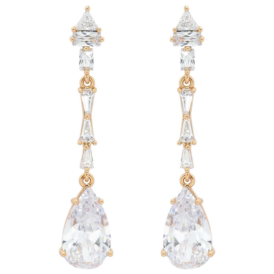 Серьги Xuping QQMM Позолота 18K пусеты Кристальные подвески фото №1 Серьги Xuping QQMM Позолота 18K пусеты Кристальные подвески фото №1