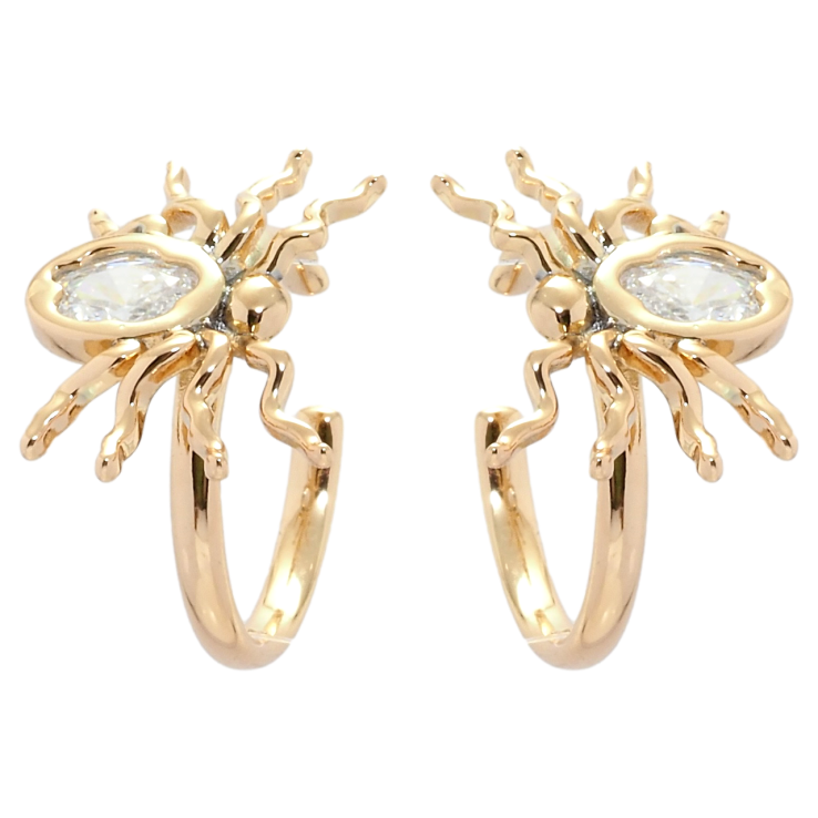 Серьги Xuping QQMM Позолота 18K каффы Пауки фото №12 Серьги Xuping QQMM Позолота 18K каффы Пауки фото №12