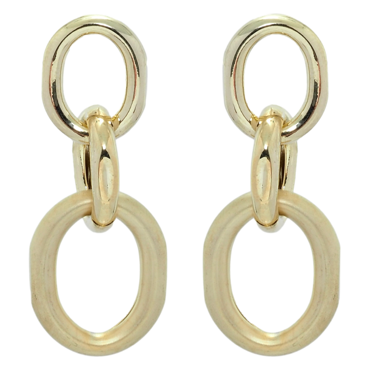 Сережки Xuping QQMM Позолота 14K пусети Ланцюжок фото №15