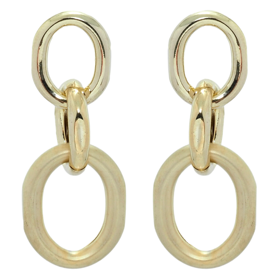 Сережки Xuping QQMM Позолота 14K пусети Ланцюжок фото №1 Сережки Xuping QQMM Позолота 14K пусети Ланцюжок фото №1