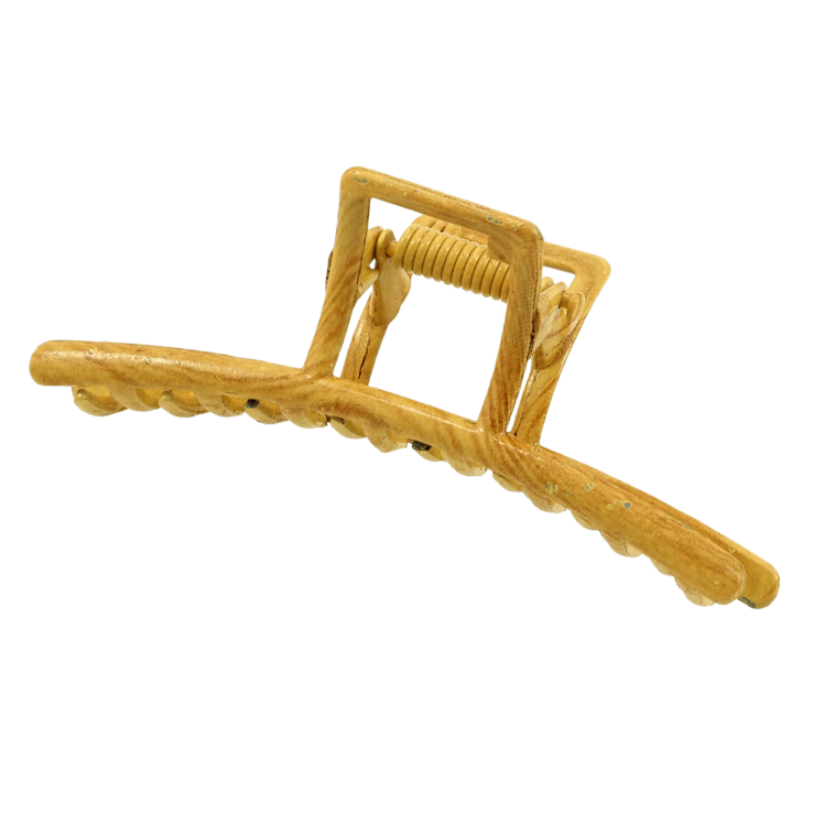 Краб металлический Дуга длина 7.5см, принт под дерево. УЦЕНКА, есть царапины фото №15