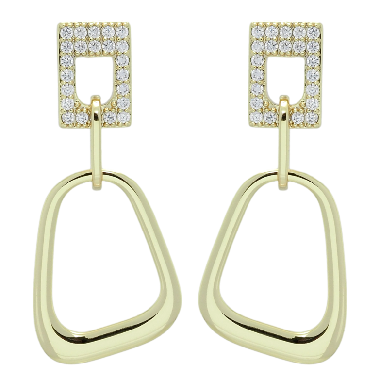 Сережки Xuping QQMM Позолота 14K пусети Декоративні підвіски фото №2 Сережки Xuping QQMM Позолота 14K пусети Декоративні підвіски фото №2