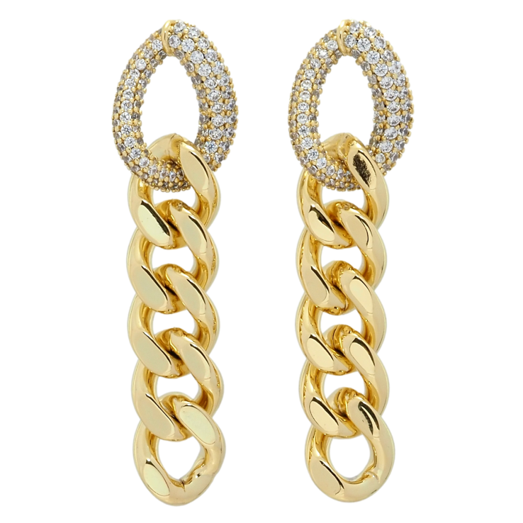 Серьги Xuping QQMM Позолота 14K пусеты Подвески цепочки фото №19