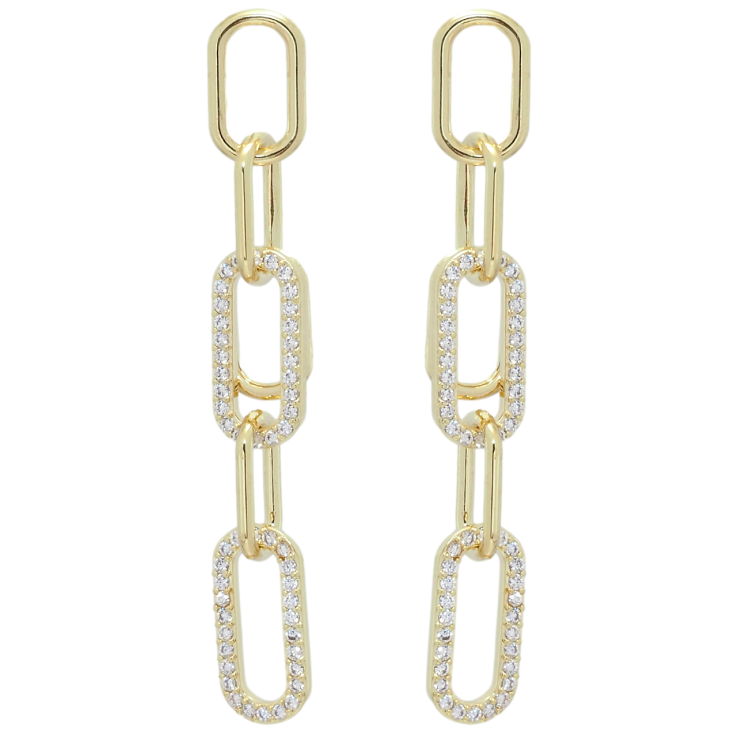 Серьги Xuping QQMM Позолота 14K пусеты Цепочки с цирконием фото №25 Серьги Xuping QQMM Позолота 14K пусеты Цепочки с цирконием фото №25