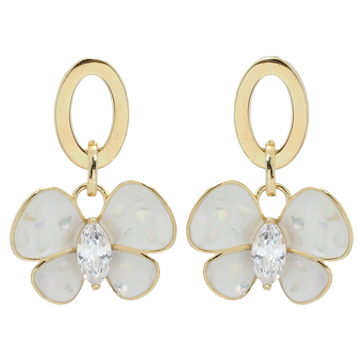 Сережки Xuping QQMM Позолота 14K пусети Підвіски метелики фото №18 Сережки Xuping QQMM Позолота 14K пусети Підвіски метелики фото №18