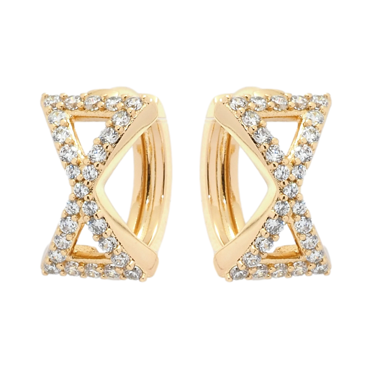 Серьги Xuping QQMM Позолота 18K английский замок Бантики с цирконием фото №13 Серьги Xuping QQMM Позолота 18K английский замок Бантики с цирконием фото №13