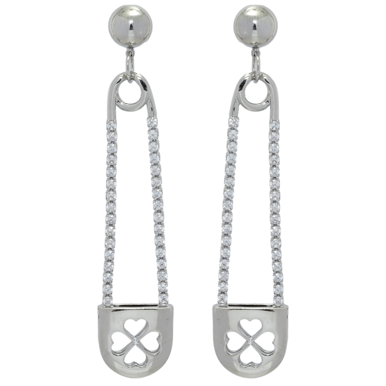 Сережки Xuping QQMM Родій пусети Підвіски шпильки з цирконієм фото №1 Сережки Xuping QQMM Родій пусети Підвіски шпильки з цирконієм фото №1