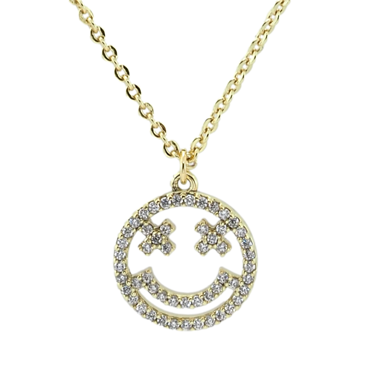 Підвіска на ланцюжку Xuping QQMM Позолота 14K Смайл довжина 42-47см х 1мм, ø 12мм фото №17 Підвіска на ланцюжку Xuping QQMM Позолота 14K Смайл довжина 42-47см х 1мм, ø 12мм фото №17
