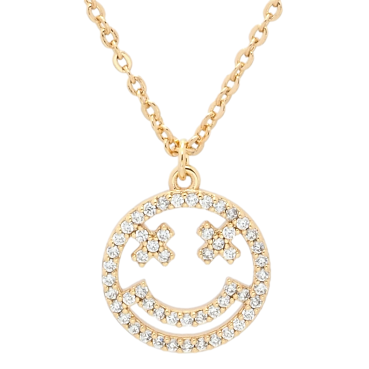 Підвіска на ланцюжку Xuping QQMM Позолота 18K Смайл довжина 42-47.5см х 1мм; ø 12мм фото №14 Підвіска на ланцюжку Xuping QQMM Позолота 18K Смайл довжина 42-47.5см х 1мм; ø 12мм фото №14