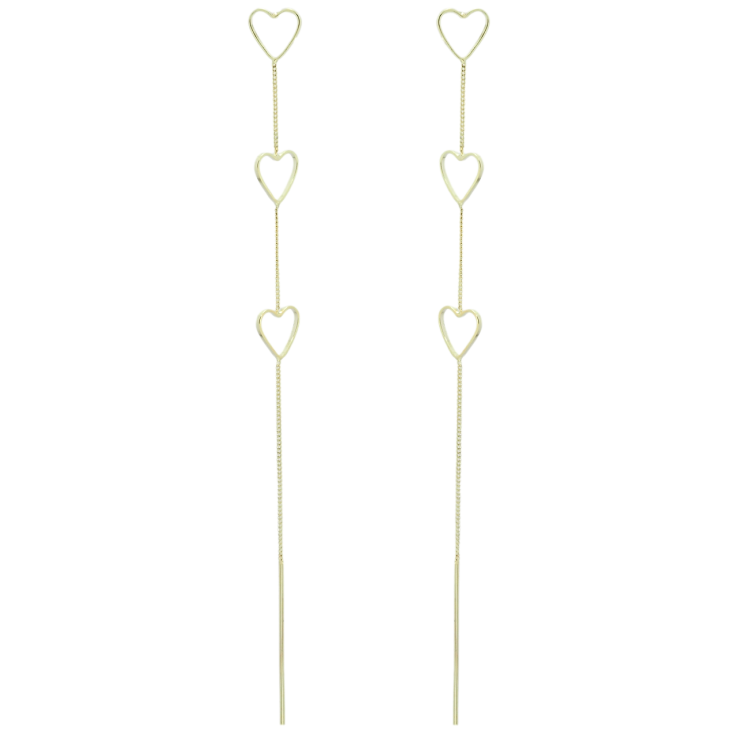 Серьги Xuping JEAN GOUJON Позолота 14K пусеты Подвески сердечки фото №10 Серьги Xuping JEAN GOUJON Позолота 14K пусеты Подвески сердечки фото №10