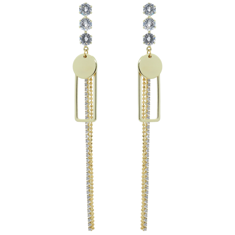 Сережки Xuping JEAN GOUJON Позолота 14K пусети Декоративні підвіски фото №1 Сережки Xuping JEAN GOUJON Позолота 14K пусети Декоративні підвіски фото №1