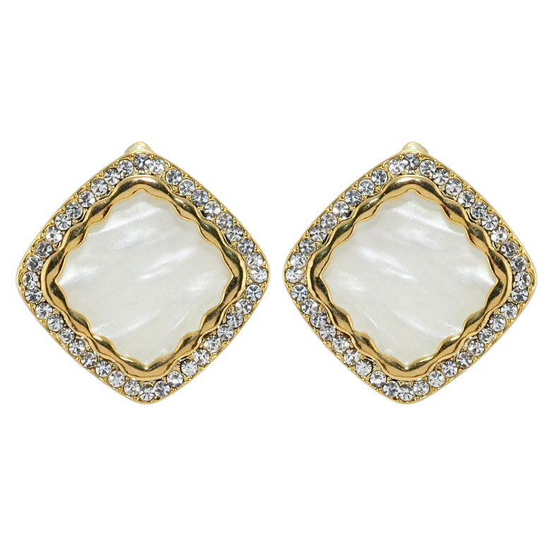 Серьги Xuping JEAN GOUJON Позолота 14K пусеты Декоративные ромбы 18х18мм фото №1 Серьги Xuping JEAN GOUJON Позолота 14K пусеты Декоративные ромбы 18х18мм фото №1