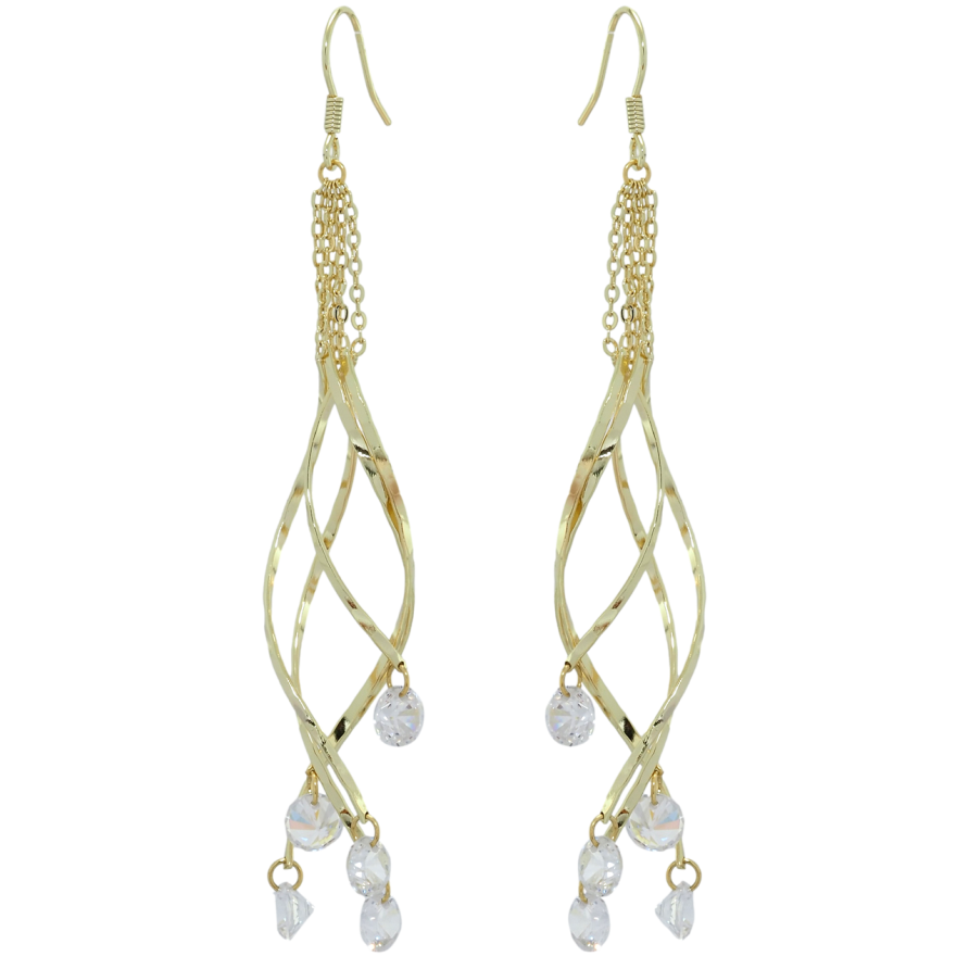 Серьги Xuping JEAN GOUJON Позолота 14K французский замок Декоративные подвески фото №1